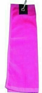 Ručník Longridge Blank Luxury 3 Fold Golf Towel Pink - 1