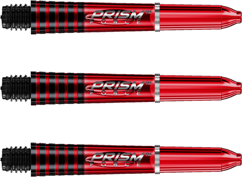 Darts szár Winmau Prism Force Red 3,4 cm Darts szár
