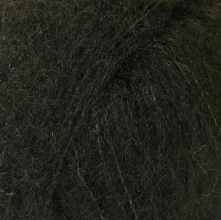 Filati per maglieria Drops Brushed Alpaca Silk 16 Black