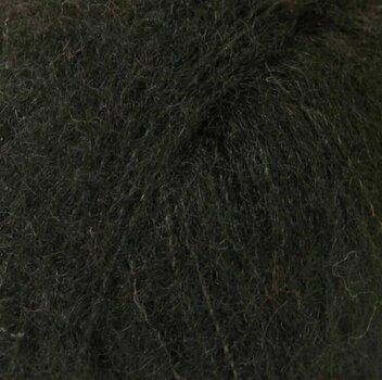 Przędza dziewiarska Drops Brushed Alpaca Silk 16 Black - 1