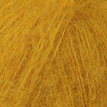 Fios para tricotar Drops Brushed Alpaca Silk 19 Curry - 1