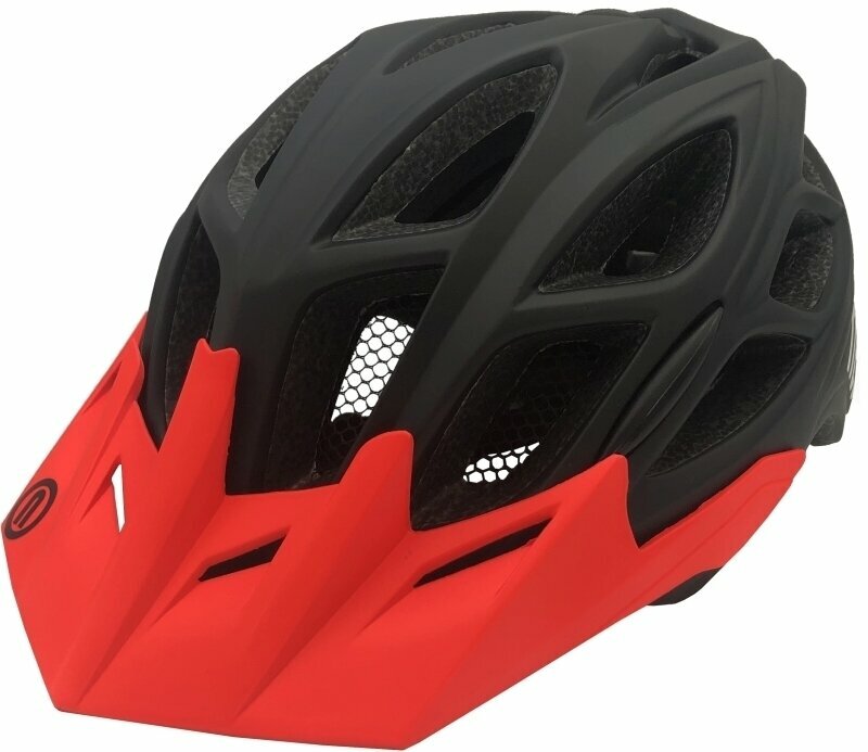 Kask rowerowy Neon HID Black/Red Fluo L/XL Kask rowerowy