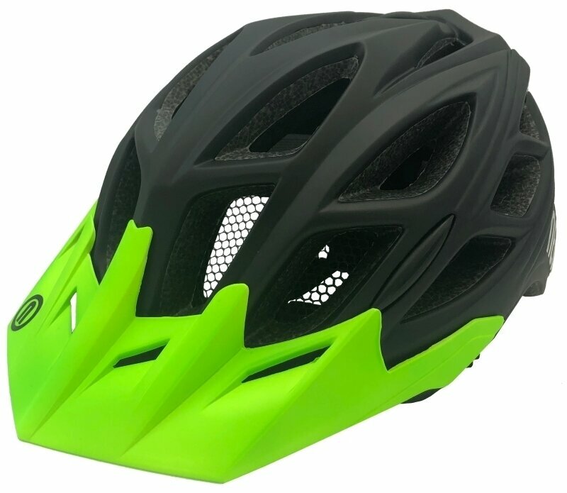 Capacete de bicicleta Neon HID Black/Green Fluo S/M Capacete de bicicleta