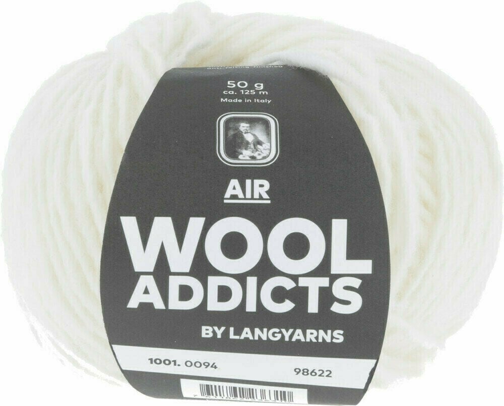 Fios para tricotar Lang Yarns Air 0094 White