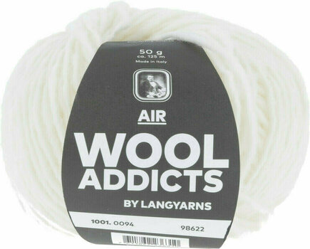 Fil à tricoter Lang Yarns Air 0094 White - 1