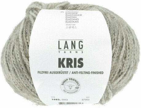 Pletací příze Lang Yarns Kris 0003 Off-White/Sand Pletací příze - 1