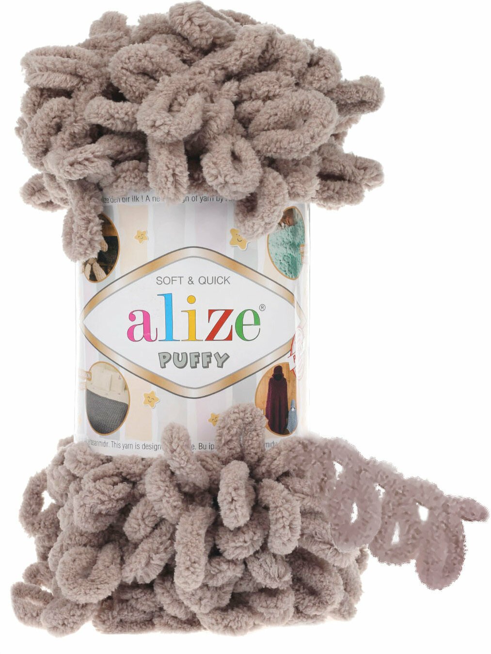 Fil à tricoter Alize Puffy 0268