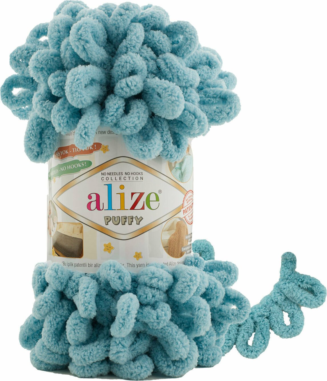 Fil à tricoter Alize Puffy 0414