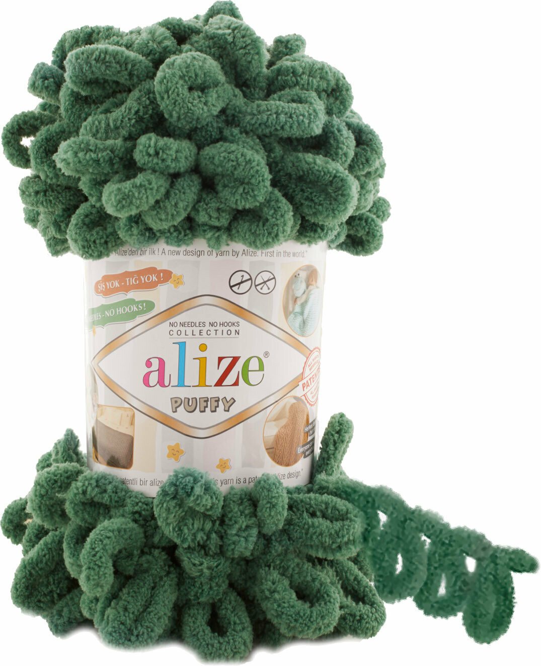 Fios para tricotar Alize Puffy 0532