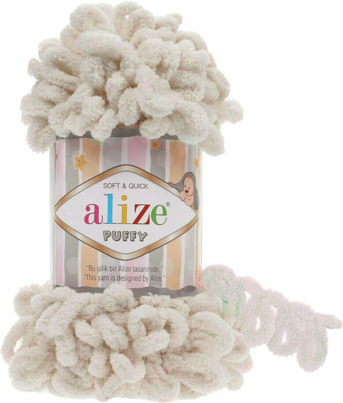 Fil à tricoter Alize Puffy 0599