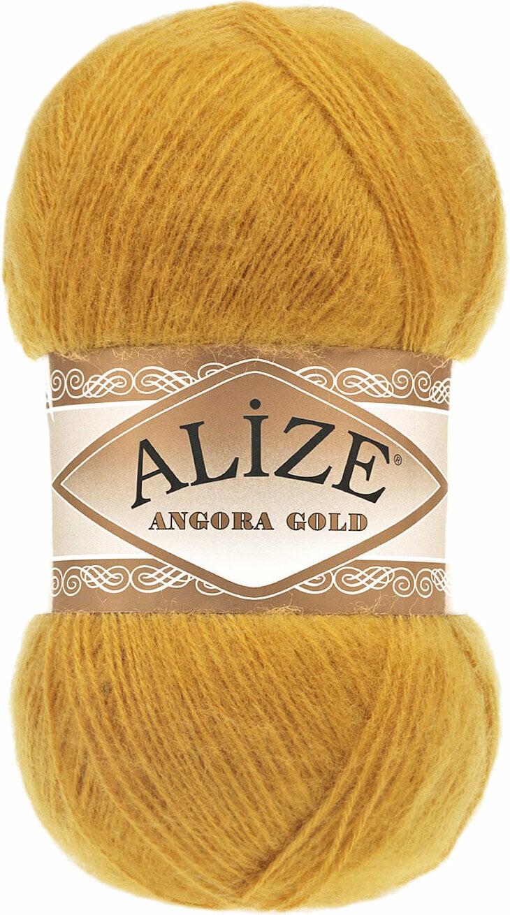 Knitting Yarn Alize Angora Gold 0002 Knitting Yarn