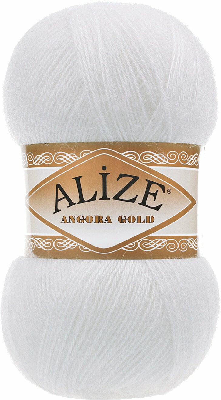 Knitting Yarn Alize Angora Gold 0055 Knitting Yarn
