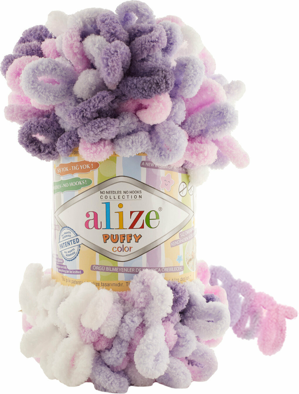 Fios para tricotar Alize Puffy Color 6305