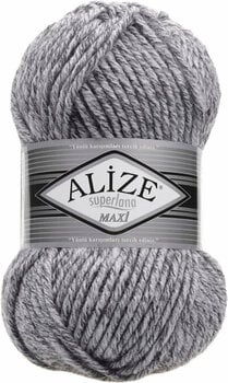 Fios para tricotar Alize Superlana Maxi 801 - 1