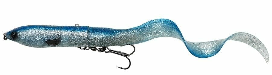 Gumová nástraha Savage Gear 3D Hard Eel Blue Silver 17 cm 50 g