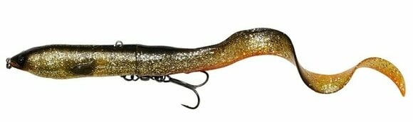 Gummibete Savage Gear 3D Hard Eel Black Gold 17 cm 50 g - 1