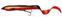Isca de borracha Savage Gear 3D Hard Eel Red N Black 17 cm 50 g
