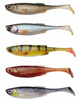 Gummibete Savage Gear Craft Shad Clear Water Mix Green Silver-Roach-Perch-Motor Oil-Salted Hering 8,8 cm 4,6 g - 1