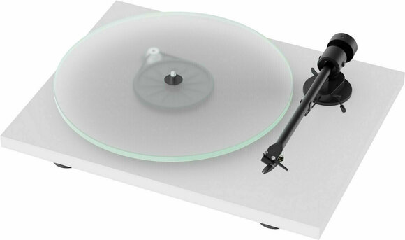 Turntable Pro-Ject T1 + OM5E Satin White - 1