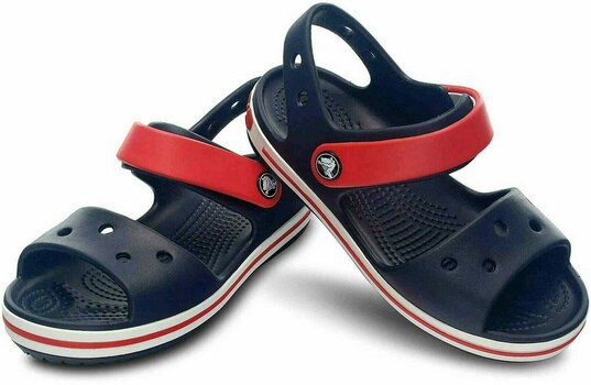 crocs navy red