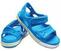 Kids Sailing Shoes Crocs Preschool Crocband II Sandal Ocean/Tennis Ball Green 33-34