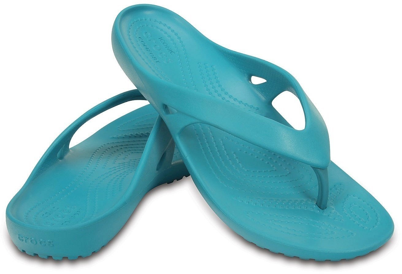 Crocs Women s Kadee II Flip Turquoise 38 39 Muziker