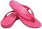 Calçado náutico para mulher Crocs Women's Kadee II Flip Paradise Pink 41-42