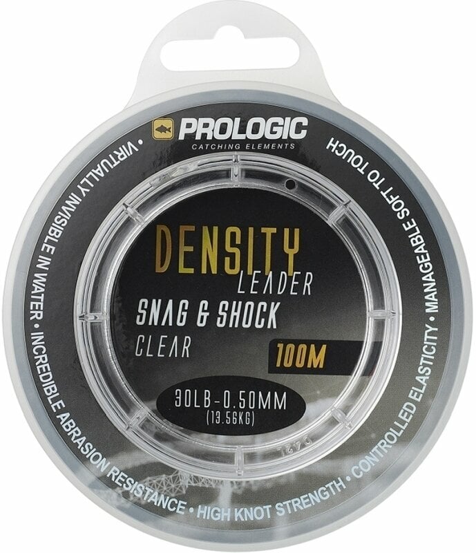 Fiskelina Prologic Density Snag & Shock Leader Clear 0,50 mm 100 m 13,6 kg Linje