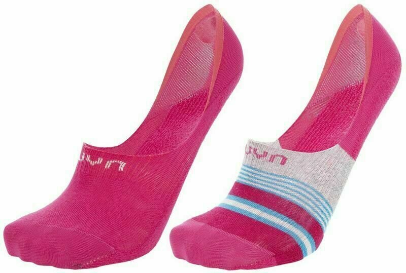 Čarape za fitnes UYN Ghost 4.0 Pink/Pink Multicolor 35-36 Čarape za fitnes