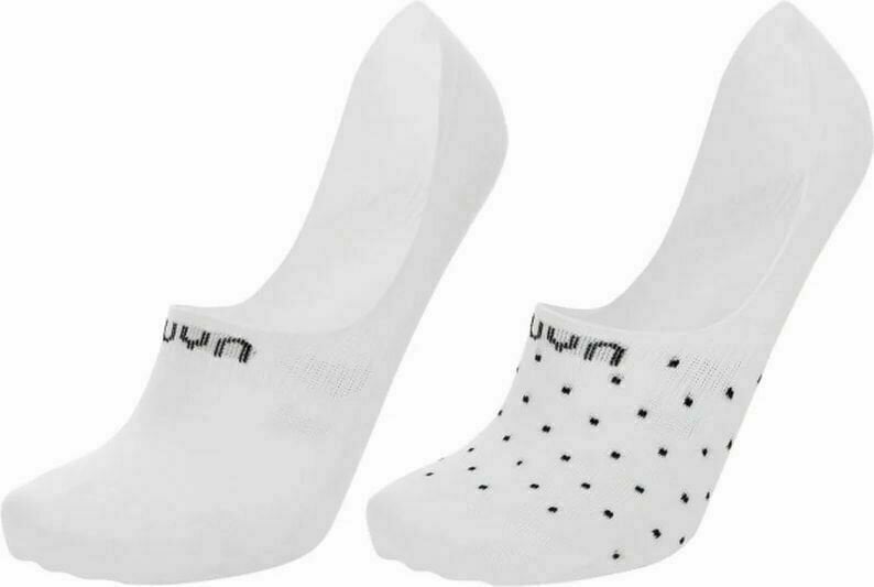 Calcetines deportivos UYN Ghost 4.0 White/White/Black 35-36 Calcetines deportivos