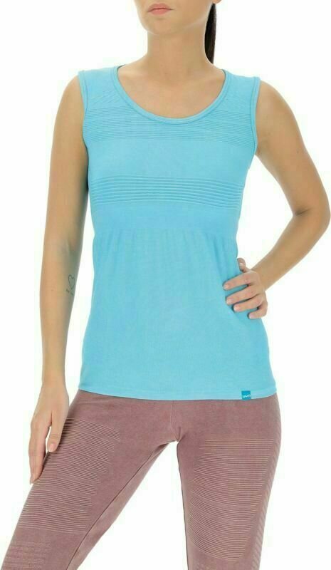 Fitness shirt UYN To-Be Singlet Arabe Blue XS Fitness shirt