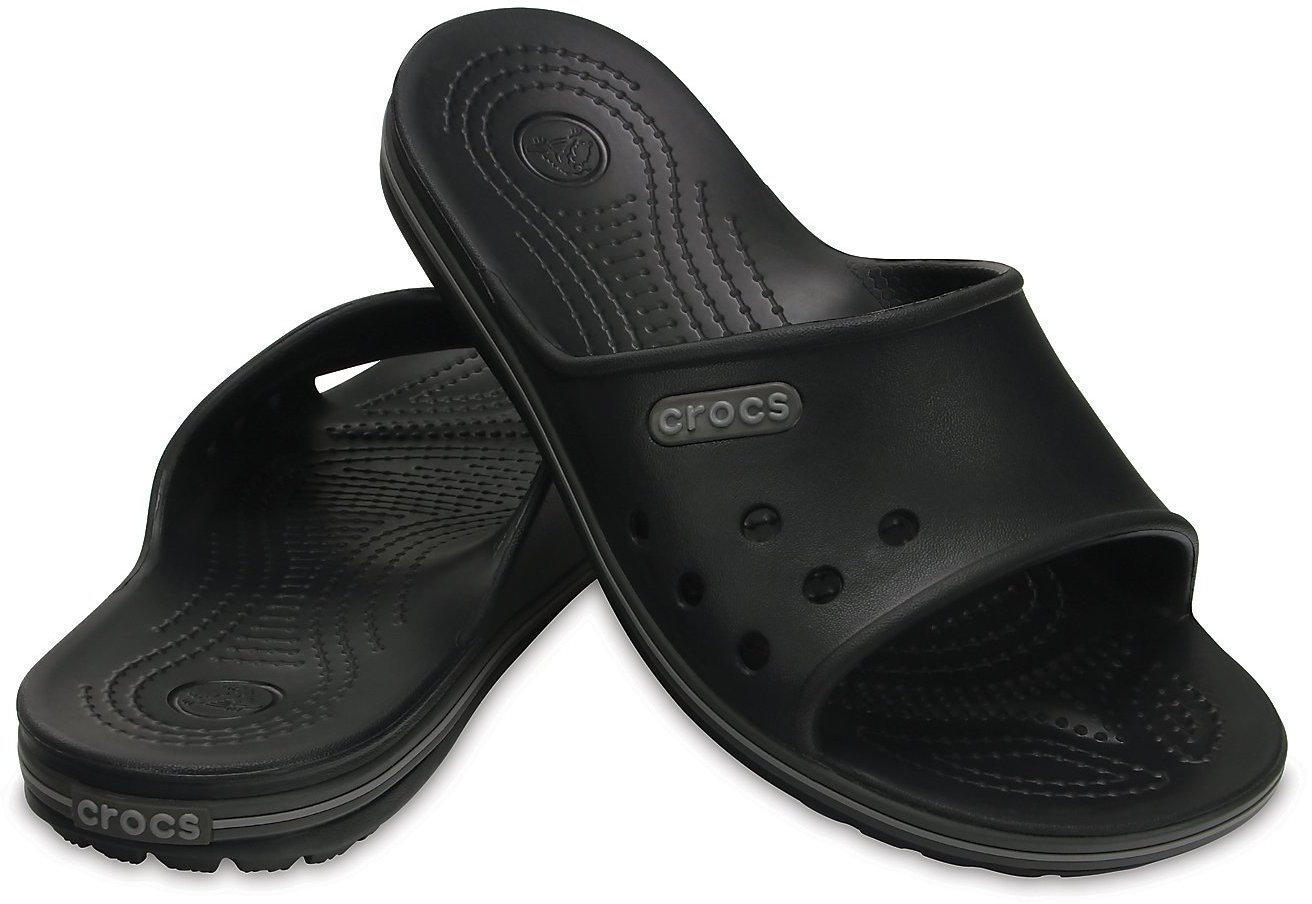 Unisex Schuhe Crocs Crocband II Slide Black/Graphite 37-38