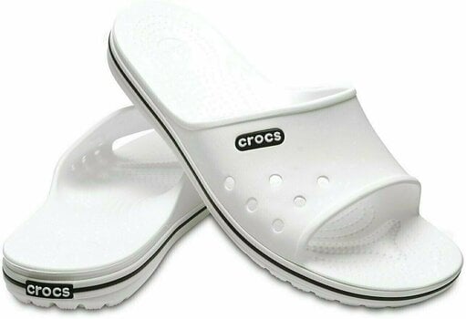 Jachtařská obuv Crocs Crocband II Slide White/Black 38-39 - 1