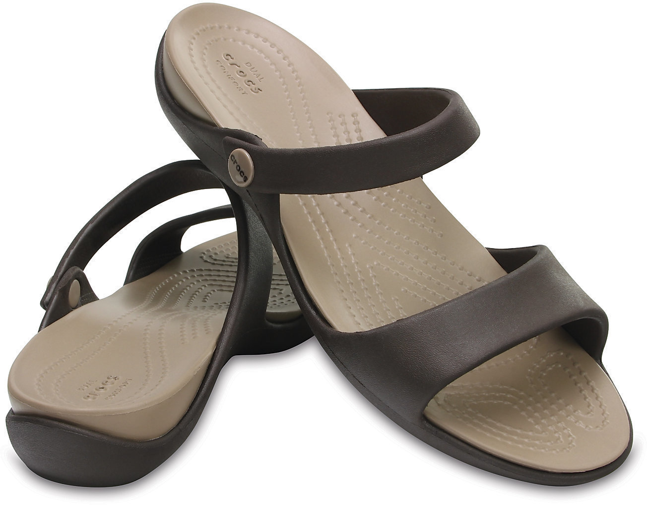 Jachtařská obuv Crocs Cleo V Women Espresso/Mushroom 37-38