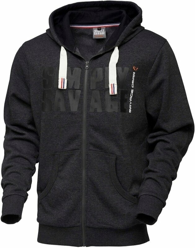 Hanorac Savage Gear Hanorac Simply Savage Raw Zip Hoodie 2XL