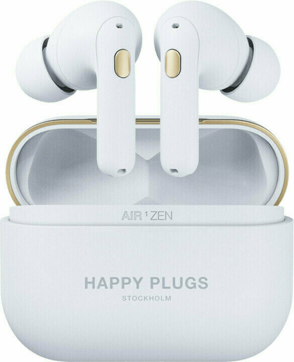 True Wireless In-ear Happy Plugs Air 1 Zen Λευκό