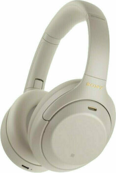 Trådlösa on-ear-hörlurar Sony WH-1000XM4S Silver - 1