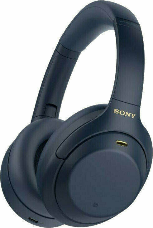 Vezeték nélküli fejhallgatók On-ear Sony WH-1000XM4L Dark Blue