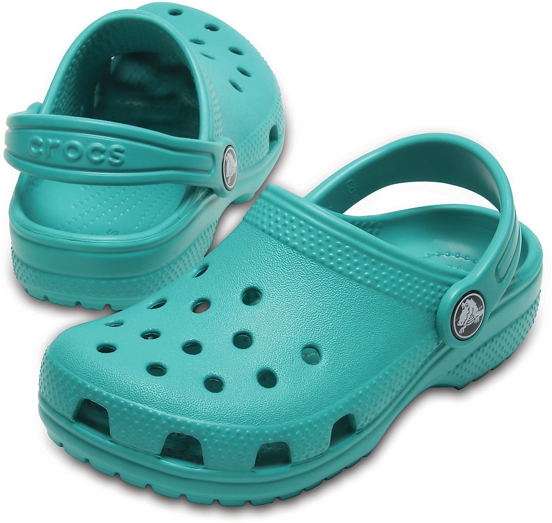 Kinderschuhe Crocs Classic Clog Sandalen Tropical Teal