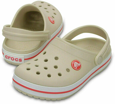 Dječje cipele za jedrenje Crocs Kids' Crocband Clog Stucco/Mellon 29-30 - 1