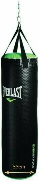 Bokszak Everlast Everstrike Heavy Bag Filled Zwart-Green 32 kg