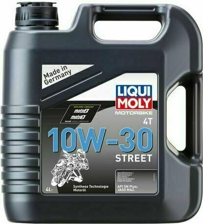 Olej silnikowy Liqui Moly 1688 Motorbike 4T 10W-30 Street 4L Olej silnikowy