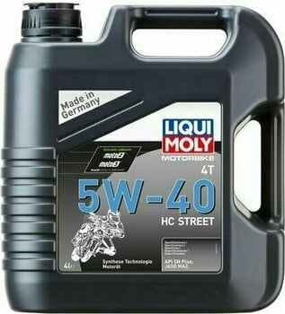 Motorový olej Liqui Moly 20751 Motorbike 4T 5W-40 HC Street 4L Motorový olej - 1