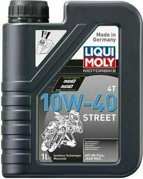 Моторно масло Liqui Moly 1521 Motorbike 4T 10W-40 Street 1L Моторно масло - 1