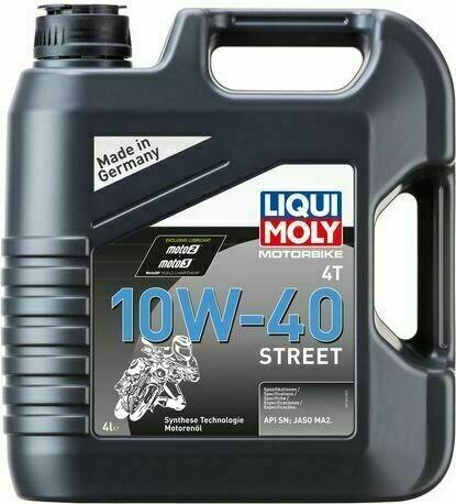 Motorový olej Liqui Moly 1243 Motorbike 4T 10W-40 Street 4L Motorový olej