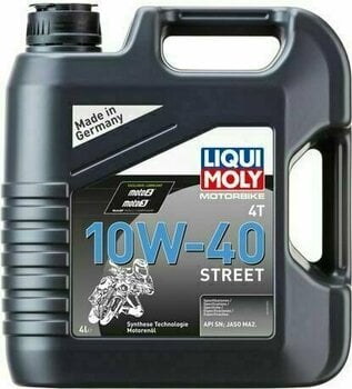 Моторно масло Liqui Moly 1243 Motorbike 4T 10W-40 Street 4L Моторно масло - 1
