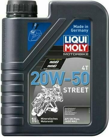 Motorový olej Liqui Moly 1500 Motorbike 4T 20W-50 Street 1L Motorový olej