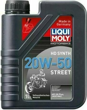 Huile moteur Liqui Moly 3816 Motorbike HD Synth 20W-50 Street 1L Huile moteur - 1