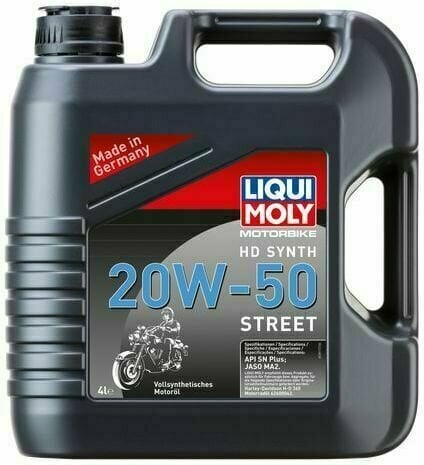 Motorový olej Liqui Moly 3817 Motorbike HD Synth 20W-50 Street 4L Motorový olej