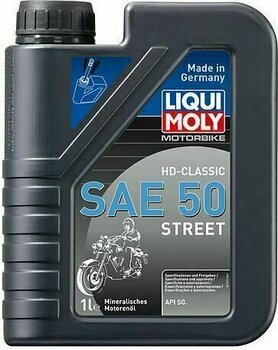 Motorno ulje Liqui Moly 1572 Motorbike HD-Classic SAE 50 Street 1L Motorno ulje - 1